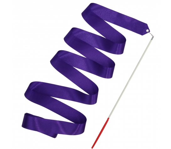 Лента для художественной гимнастики фиолетовая Фиолетовый image